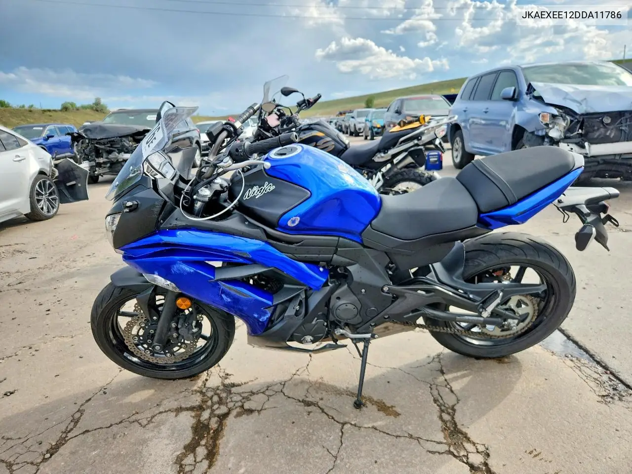 2013 Kawasaki Ex650 E VIN: JKAEXEE12DDA11786 Lot: 55378476