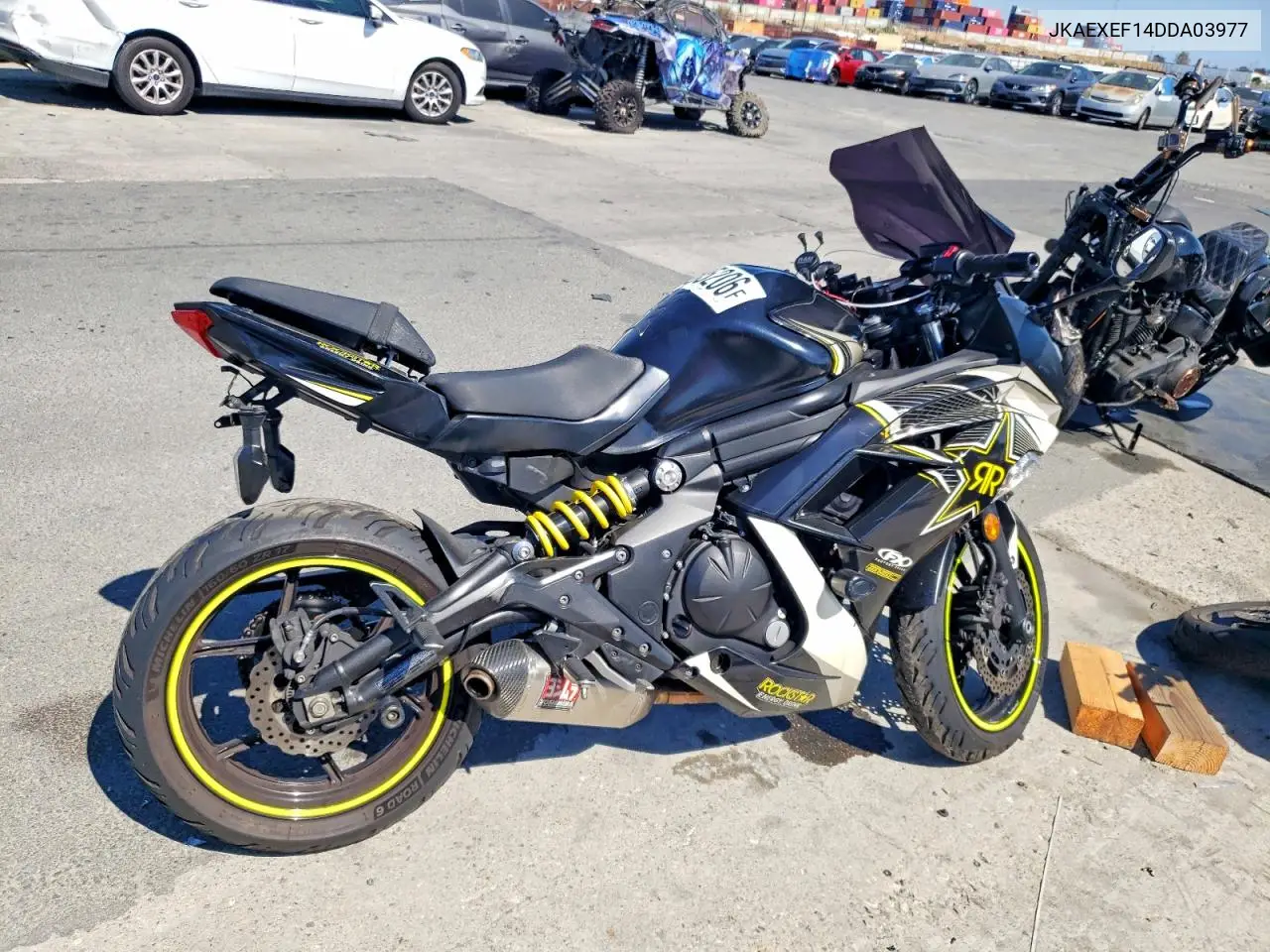 2013 Kawasaki Ex650 F VIN: JKAEXEF14DDA03977 Lot: 58235206