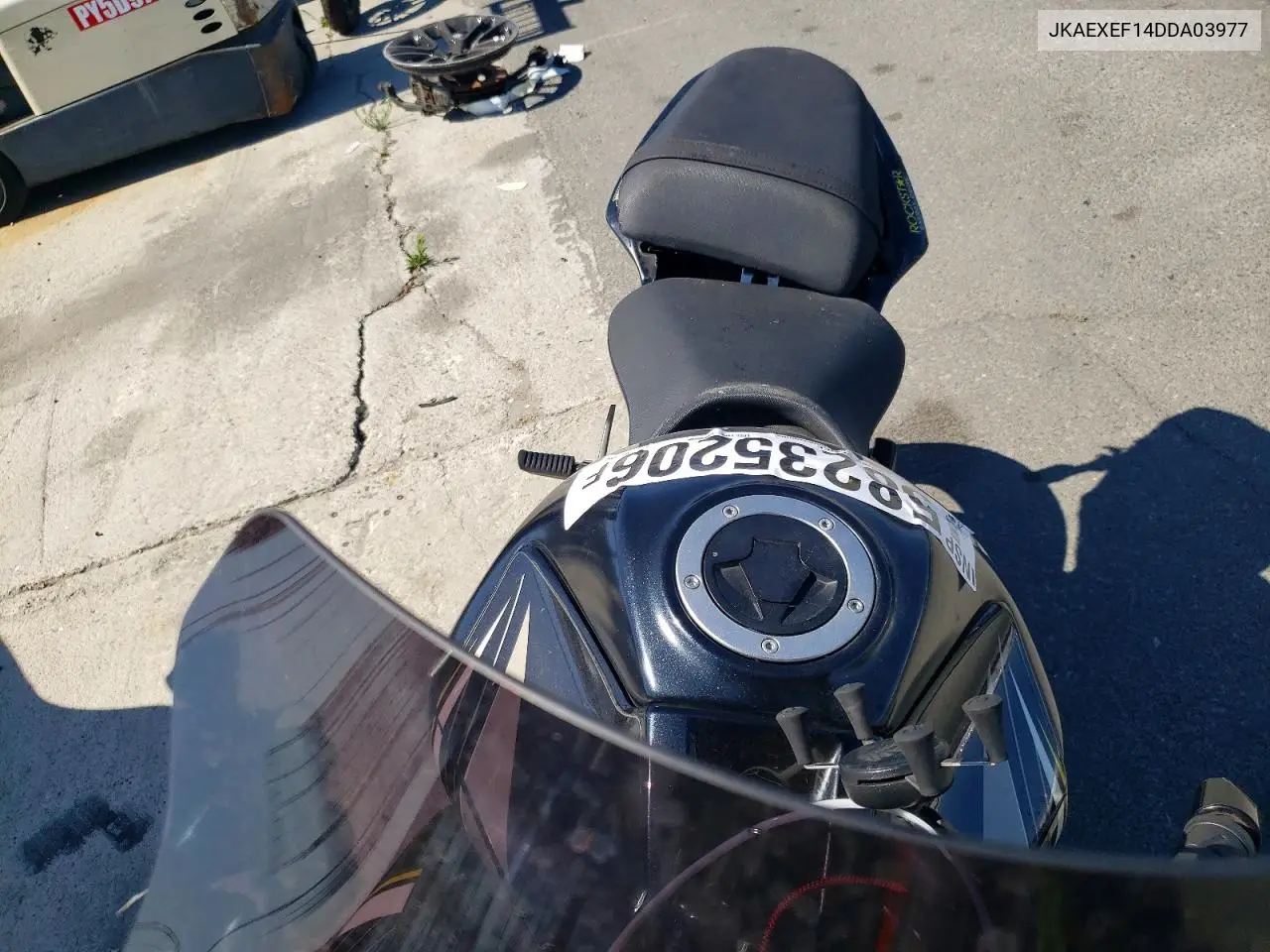 2013 Kawasaki Ex650 F VIN: JKAEXEF14DDA03977 Lot: 58235206