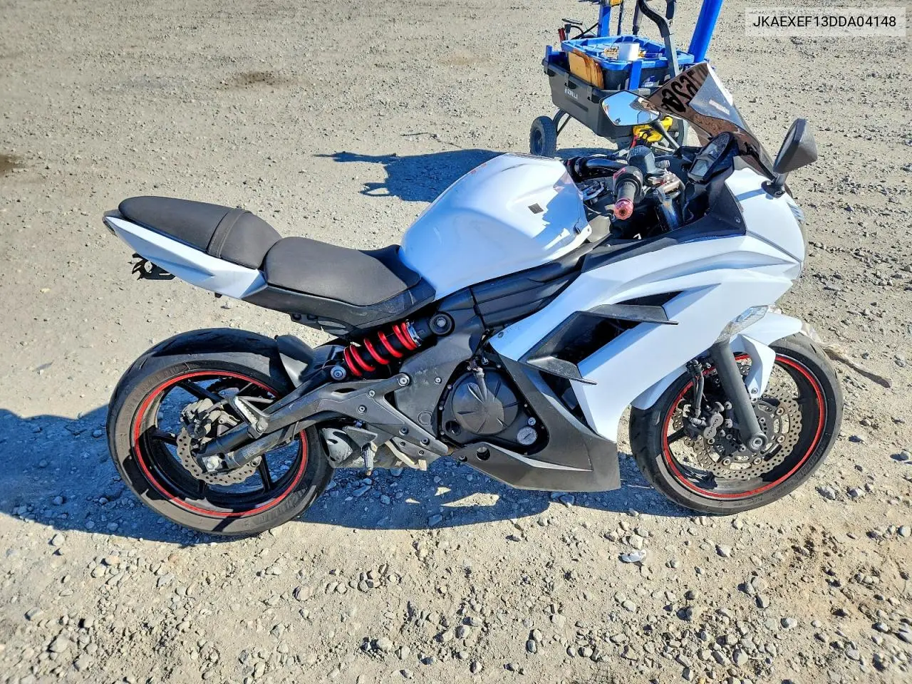 2013 Kawasaki Ex650 F VIN: JKAEXEF13DDA04148 Lot: 60497626