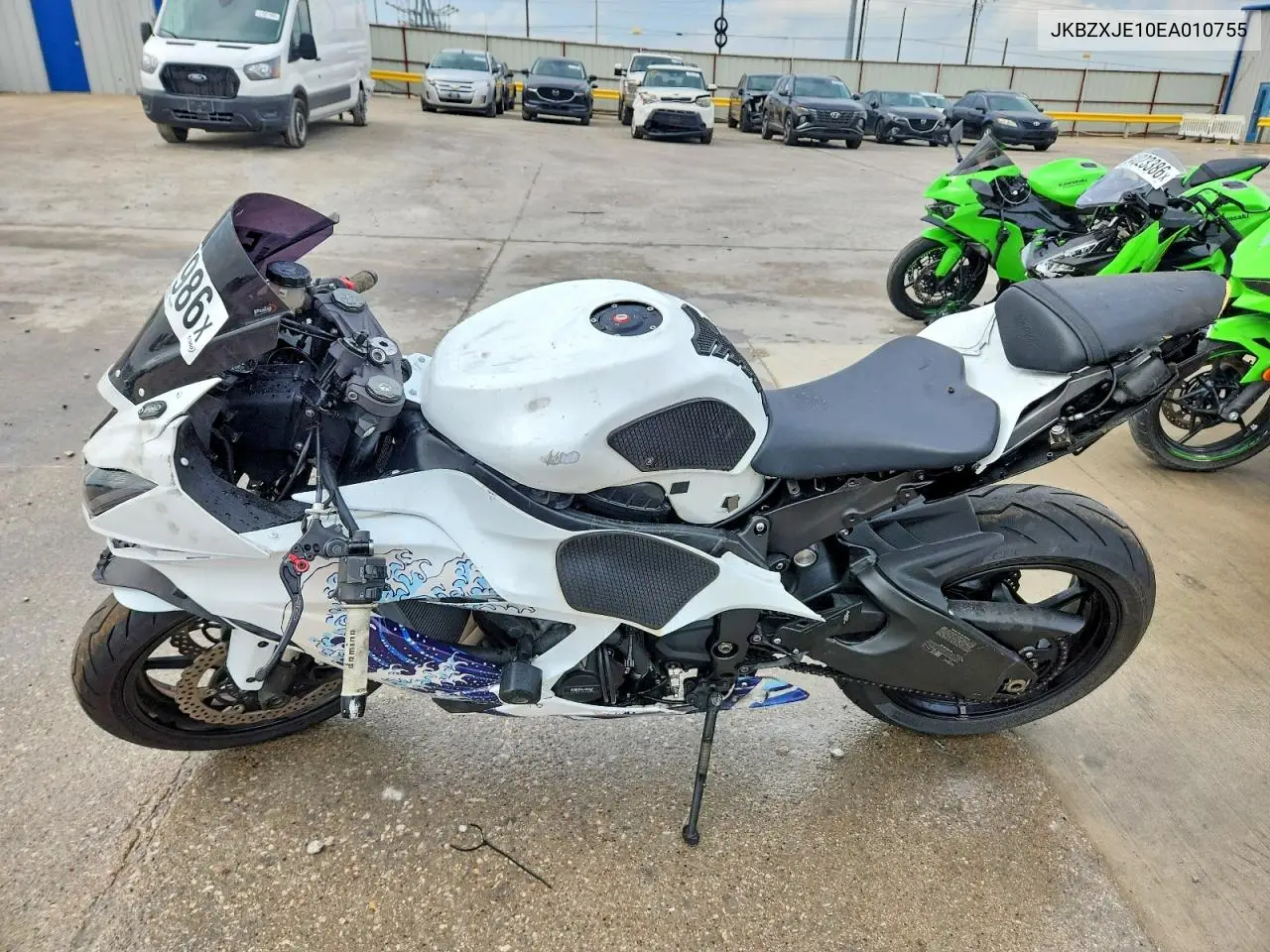 2014 Kawasaki Zx636 E VIN: JKBZXJE10EA010755 Lot: 54447986