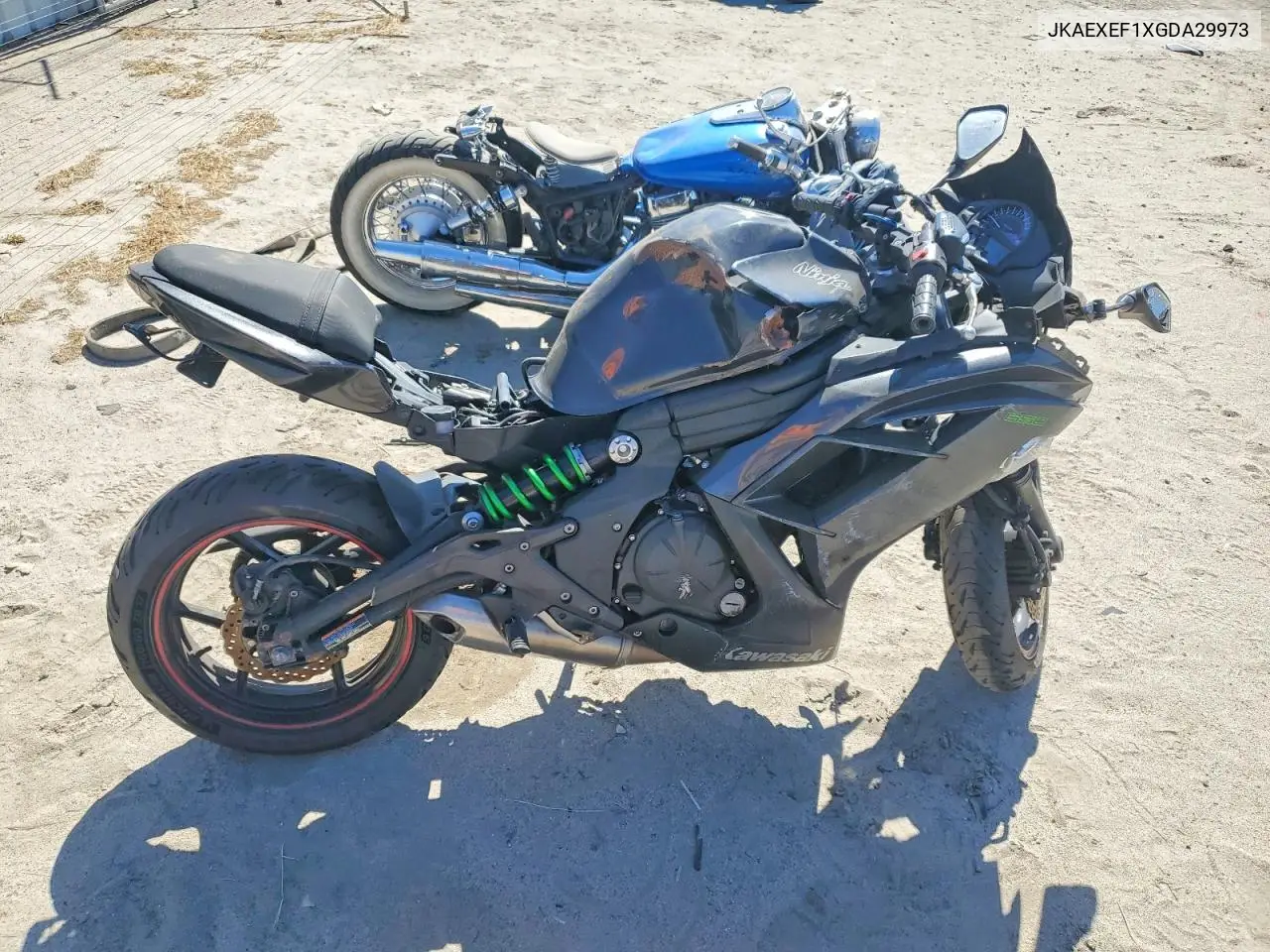 2016 Kawasaki Ex650 F VIN: JKAEXEF1XGDA29973 Lot: 85623965