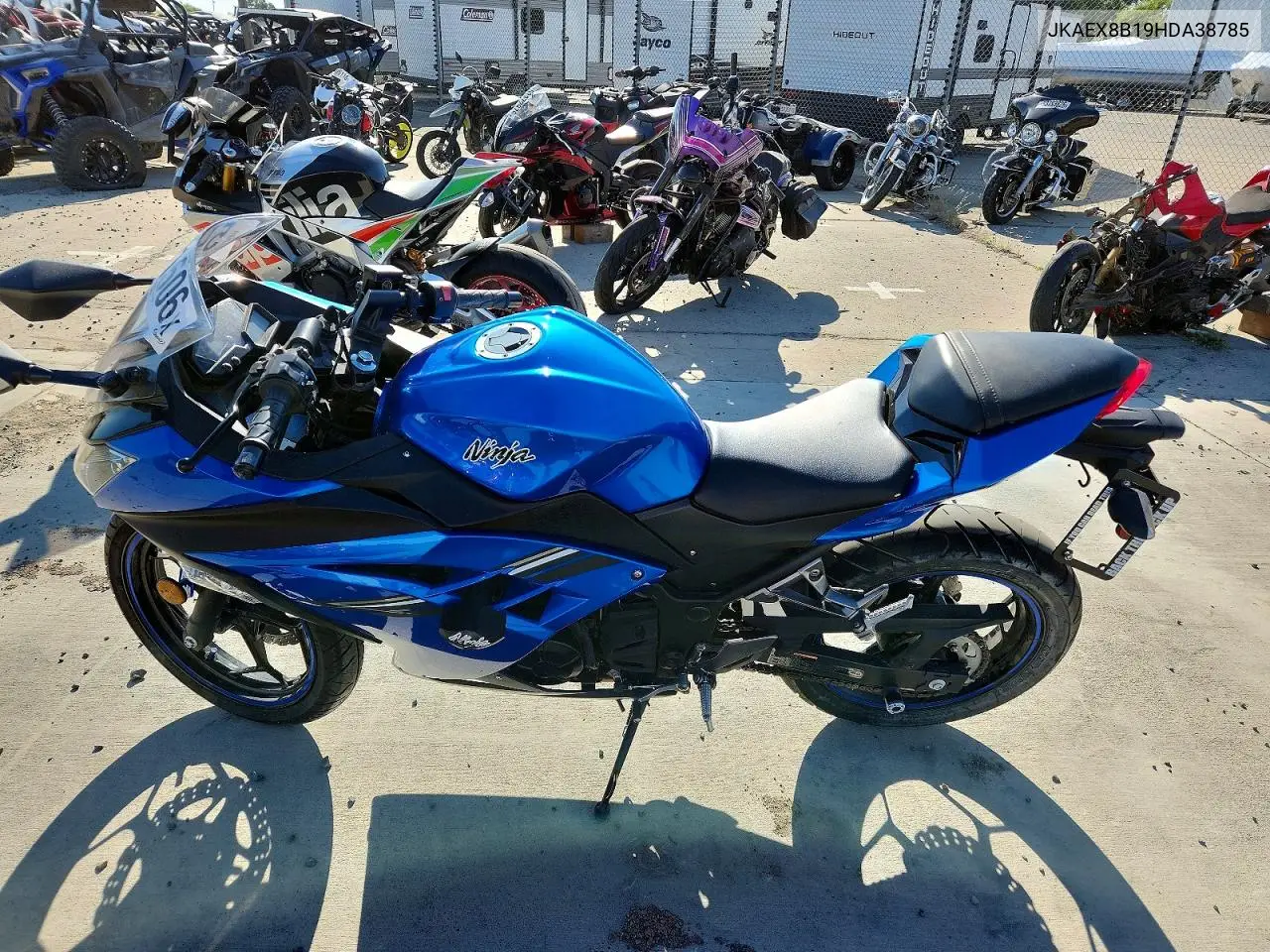 2017 Kawasaki Ex300 B VIN: JKAEX8B19HDA38785 Lot: 54621506