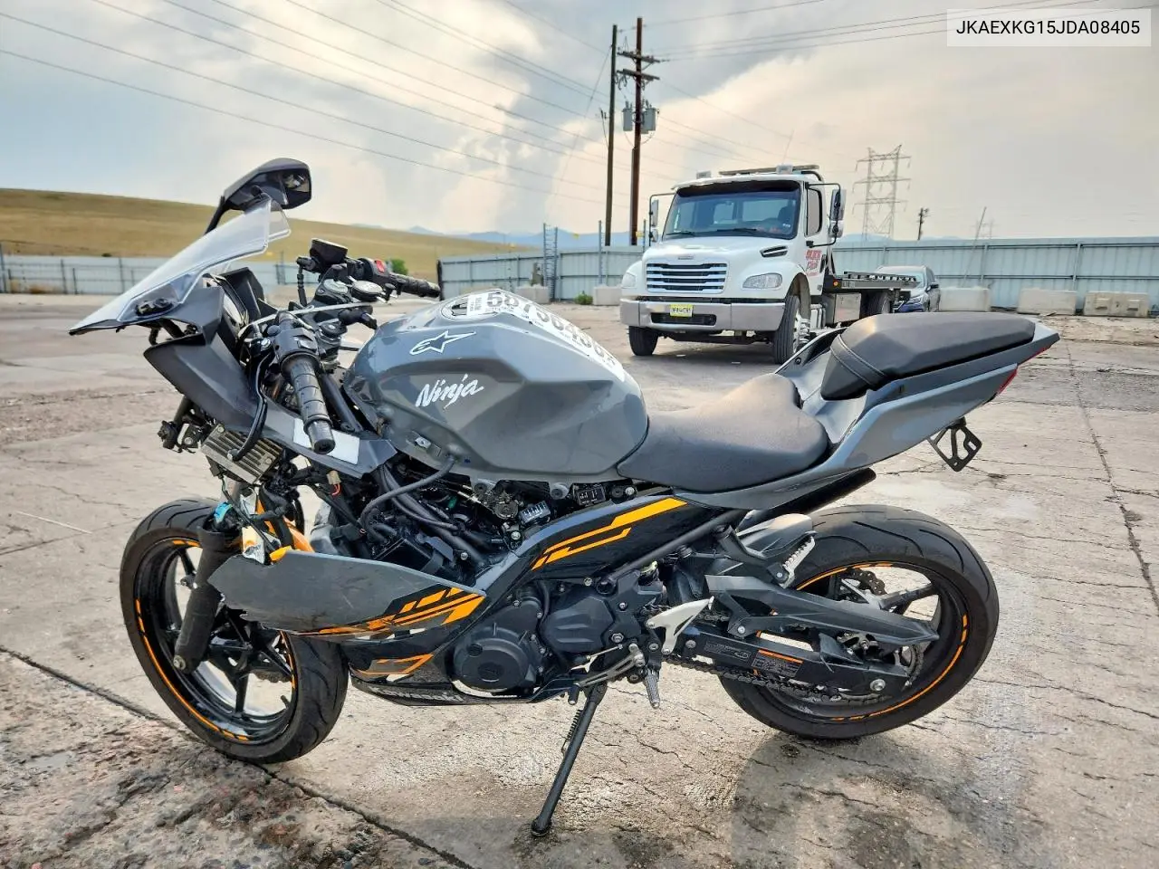 2018 Kawasaki Ex400 VIN: JKAEXKG15JDA08405 Lot: 58756436