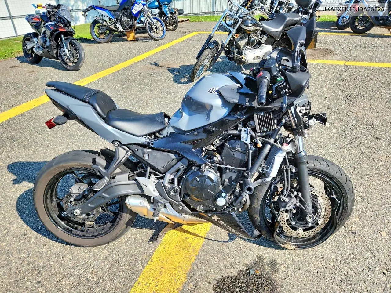 2018 Kawasaki Ex650 F VIN: JKAEXEK16JDA26226 Lot: 59175726
