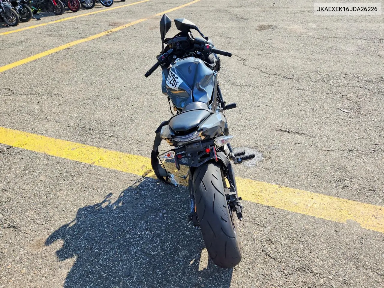 2018 Kawasaki Ex650 F VIN: JKAEXEK16JDA26226 Lot: 59175726