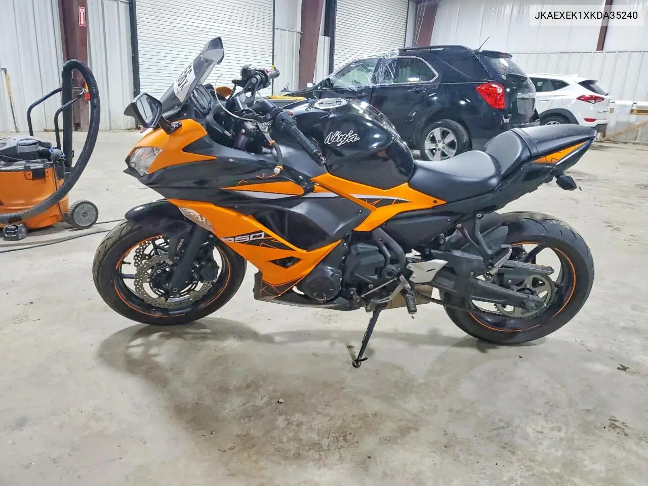 2019 Kawasaki Ex650 F VIN: JKAEXEK1XKDA35240 Lot: 51801456