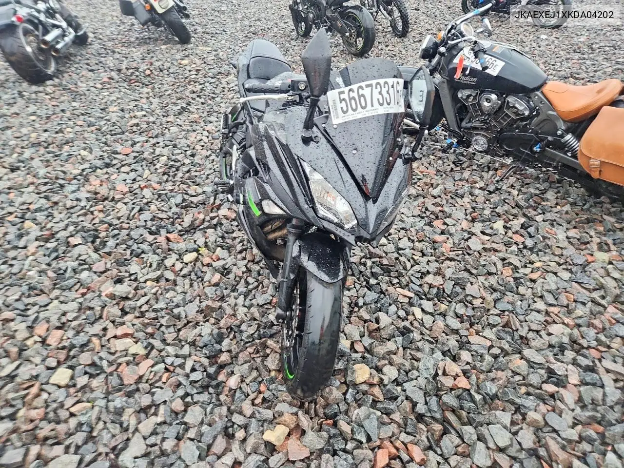 2019 Kawasaki Ex650 J VIN: JKAEXEJ1XKDA04202 Lot: 56673316