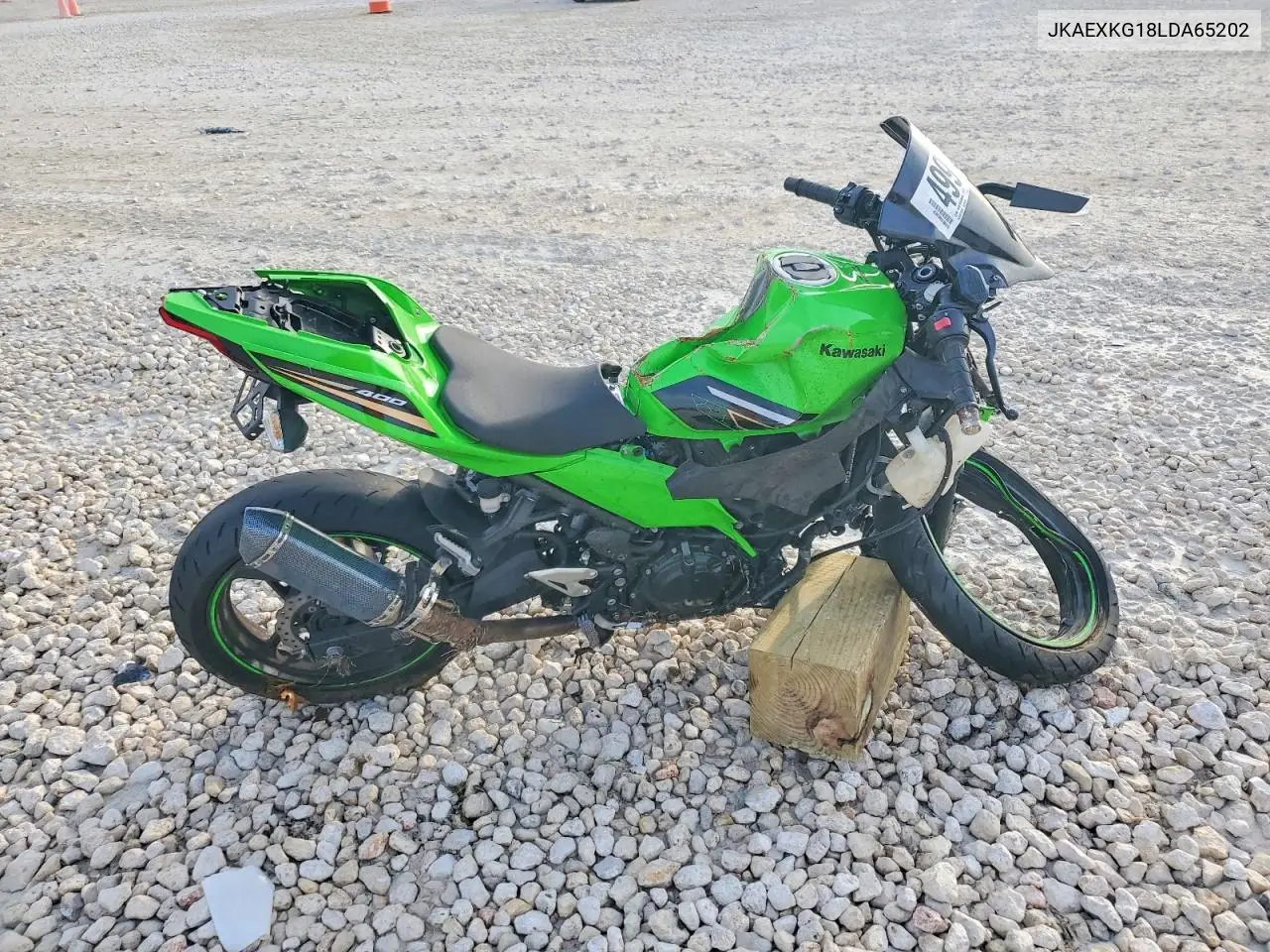 2020 Kawasaki Ex400 VIN: JKAEXKG18LDA65202 Lot: 49953186