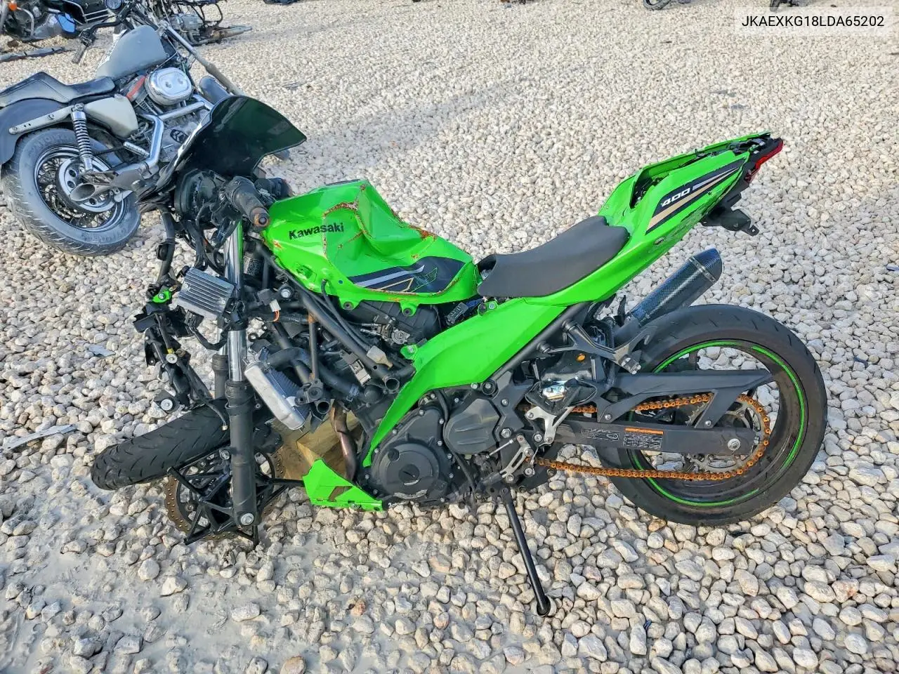2020 Kawasaki Ex400 VIN: JKAEXKG18LDA65202 Lot: 49953186