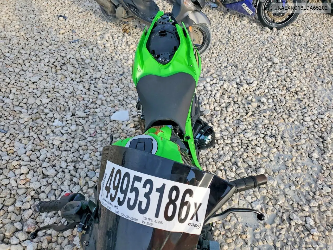2020 Kawasaki Ex400 VIN: JKAEXKG18LDA65202 Lot: 49953186