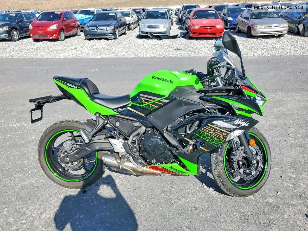 2020 Kawasaki Ex650 N VIN: ML5EXEN11LDA01958 Lot: 51332066