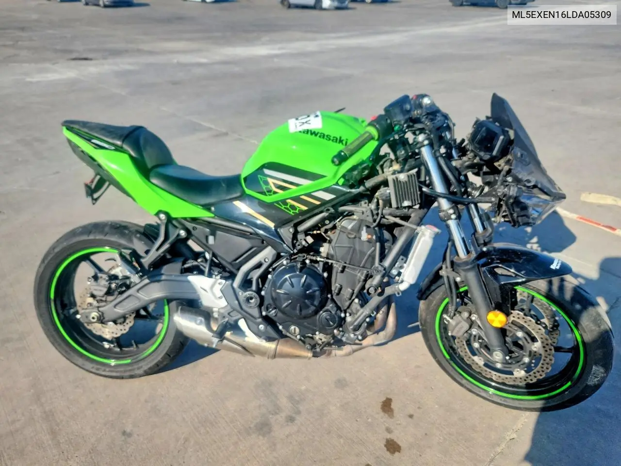 2020 Kawasaki Ex650 N VIN: ML5EXEN16LDA05309 Lot: 59841256