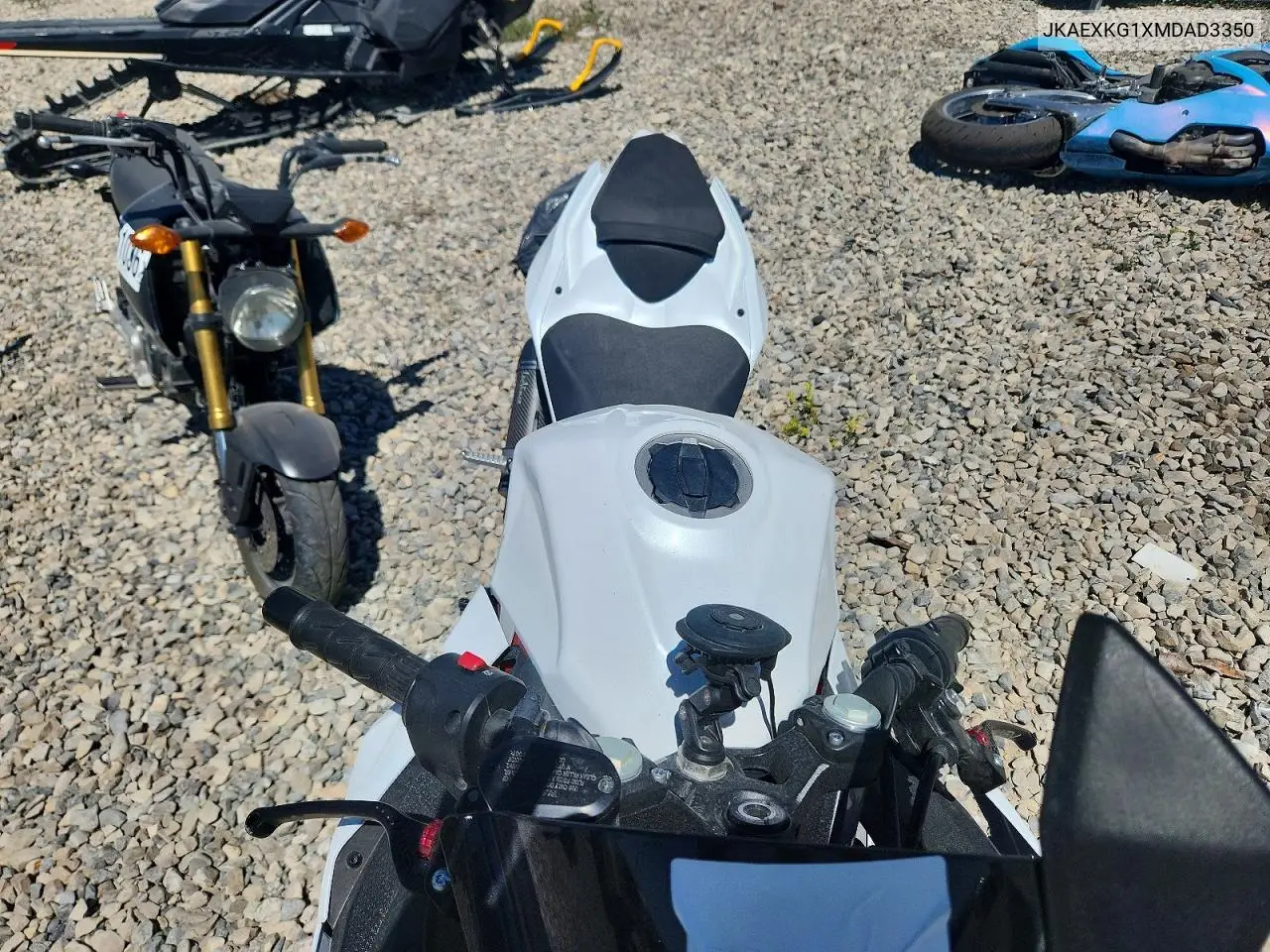 2021 Kawasaki Ex400 VIN: JKAEXKG1XMDAD3350 Lot: 56453586