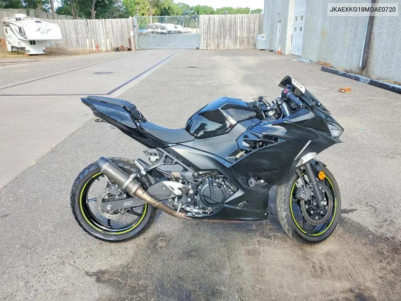 2021 Kawasaki Ex400 VIN: JKAEXKG18MDAE0720 Lot: 61984126