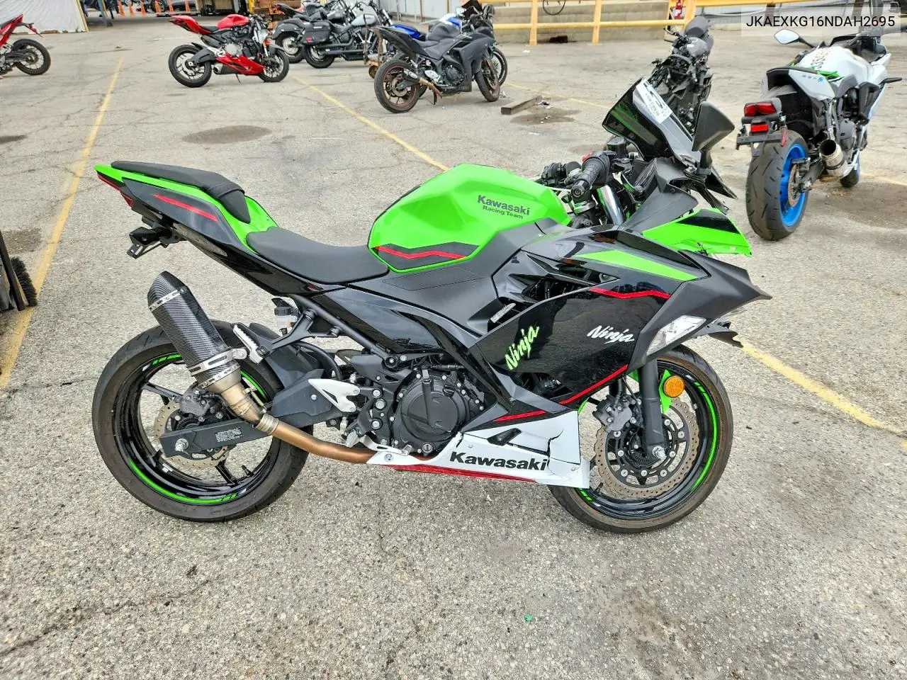 2022 Kawasaki Ex400 VIN: JKAEXKG16NDAH2695 Lot: 57939796