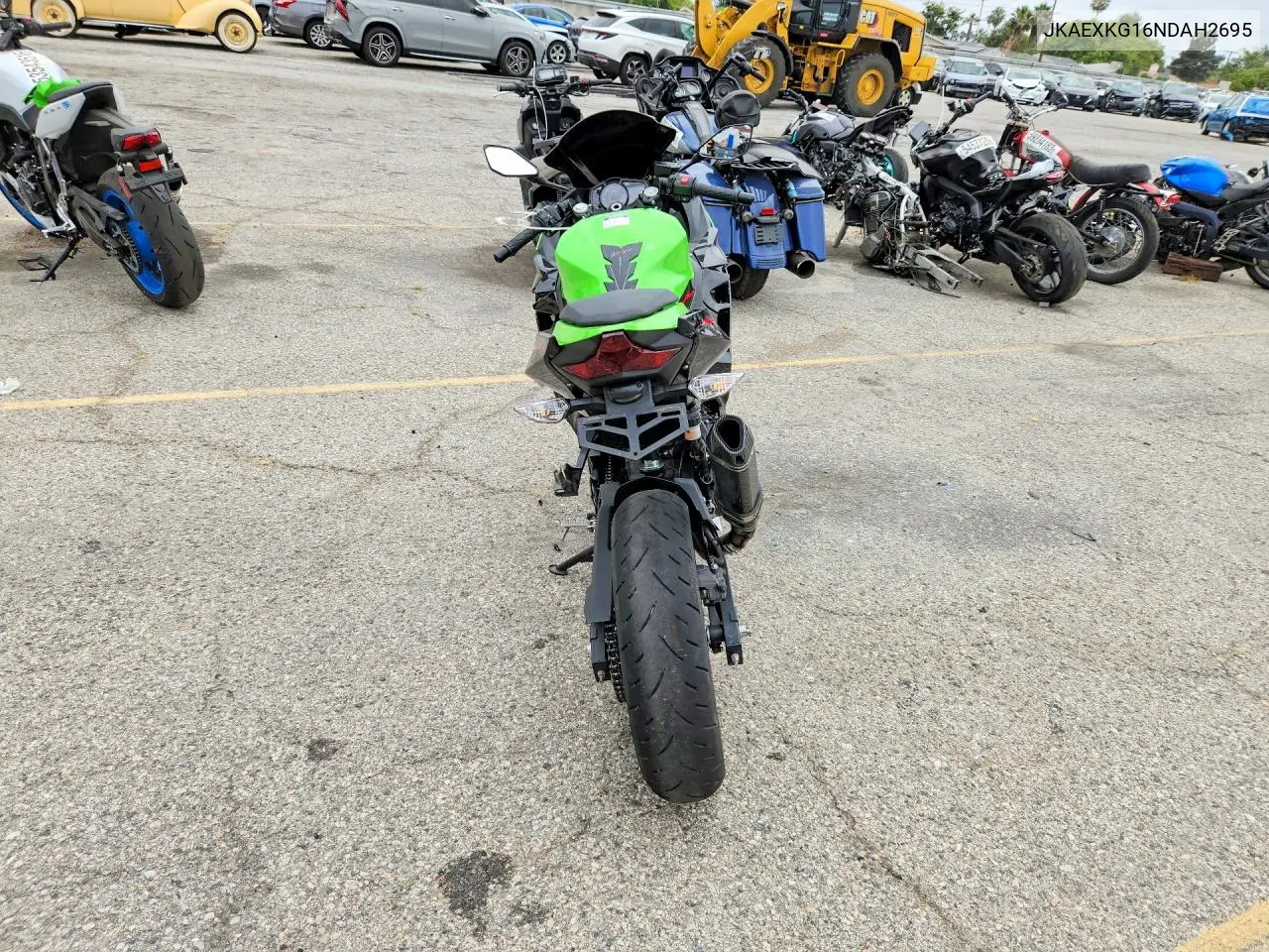 2022 Kawasaki Ex400 VIN: JKAEXKG16NDAH2695 Lot: 57939796