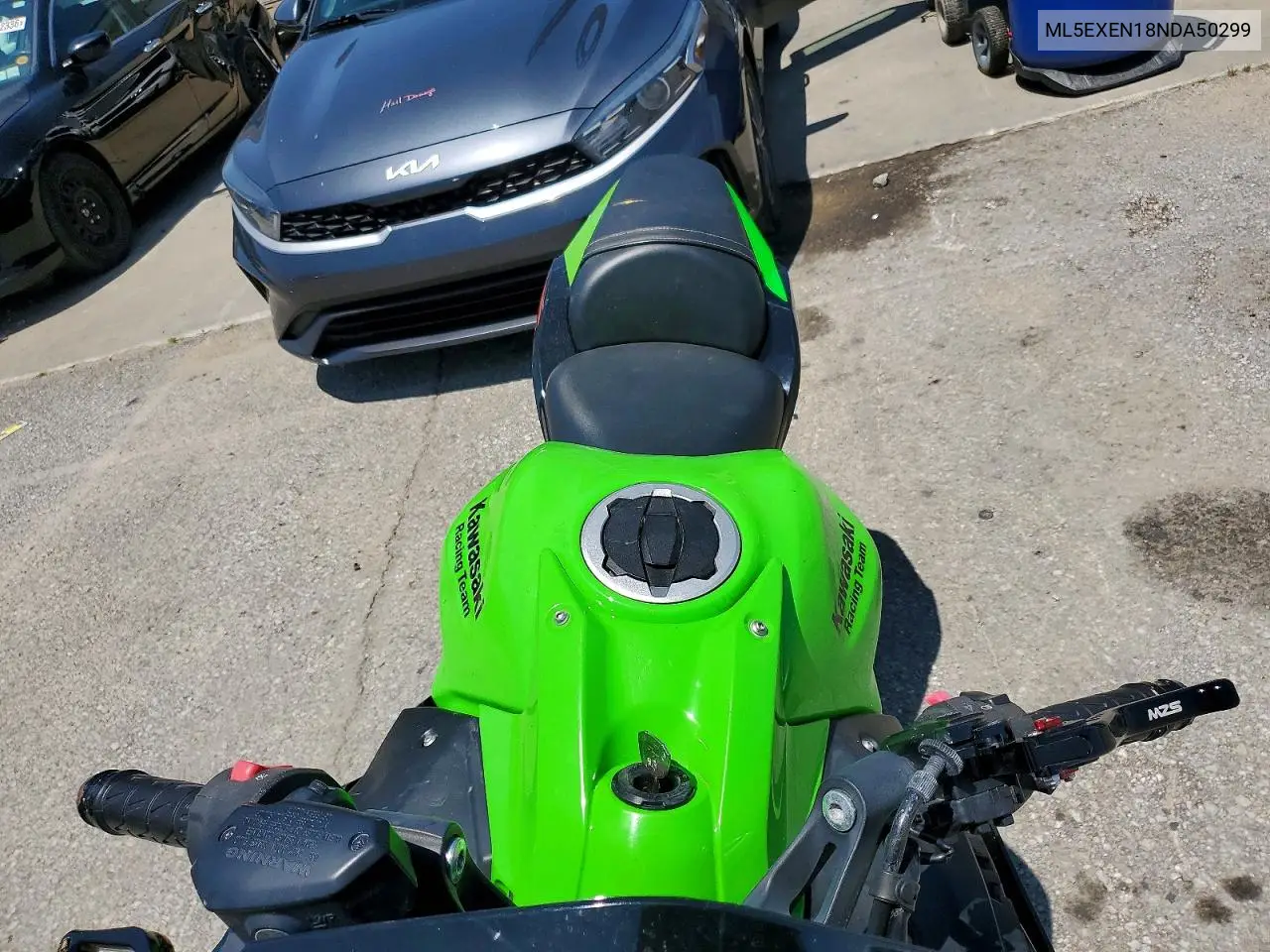2022 Kawasaki Ex650 N VIN: ML5EXEN18NDA50299 Lot: 58480426
