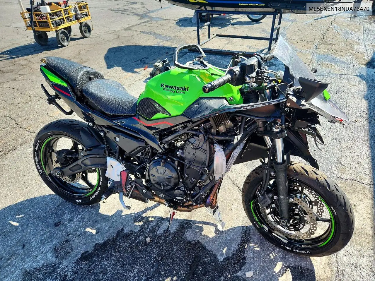 2022 Kawasaki Ex650 N VIN: ML5EXEN18NDA73470 Lot: 60764766