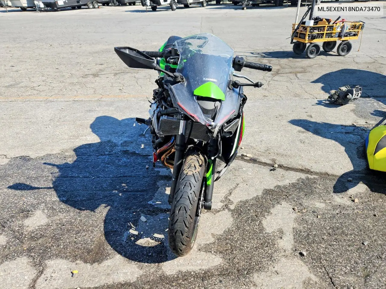 2022 Kawasaki Ex650 N VIN: ML5EXEN18NDA73470 Lot: 60764766