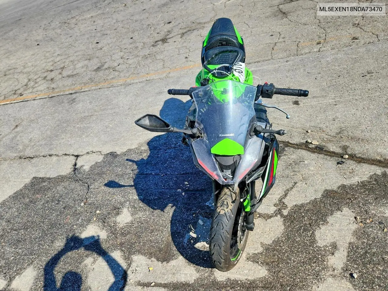 2022 Kawasaki Ex650 N VIN: ML5EXEN18NDA73470 Lot: 60764766