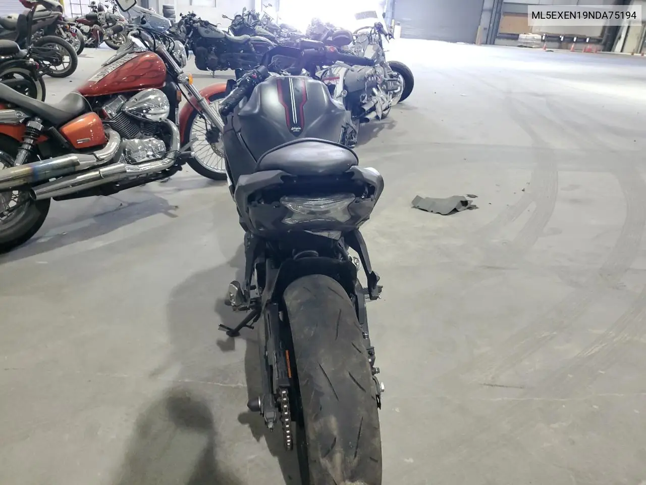 2022 Kawasaki Ex650 N VIN: ML5EXEN19NDA75194 Lot: 70830355