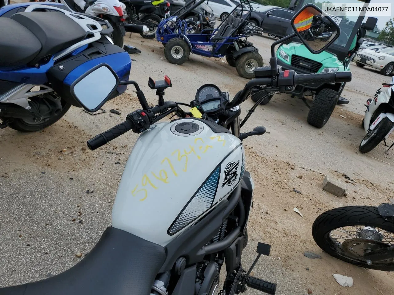 2022 Kawasaki En650 C VIN: JKAENEC11NDA04077 Lot: 72419344