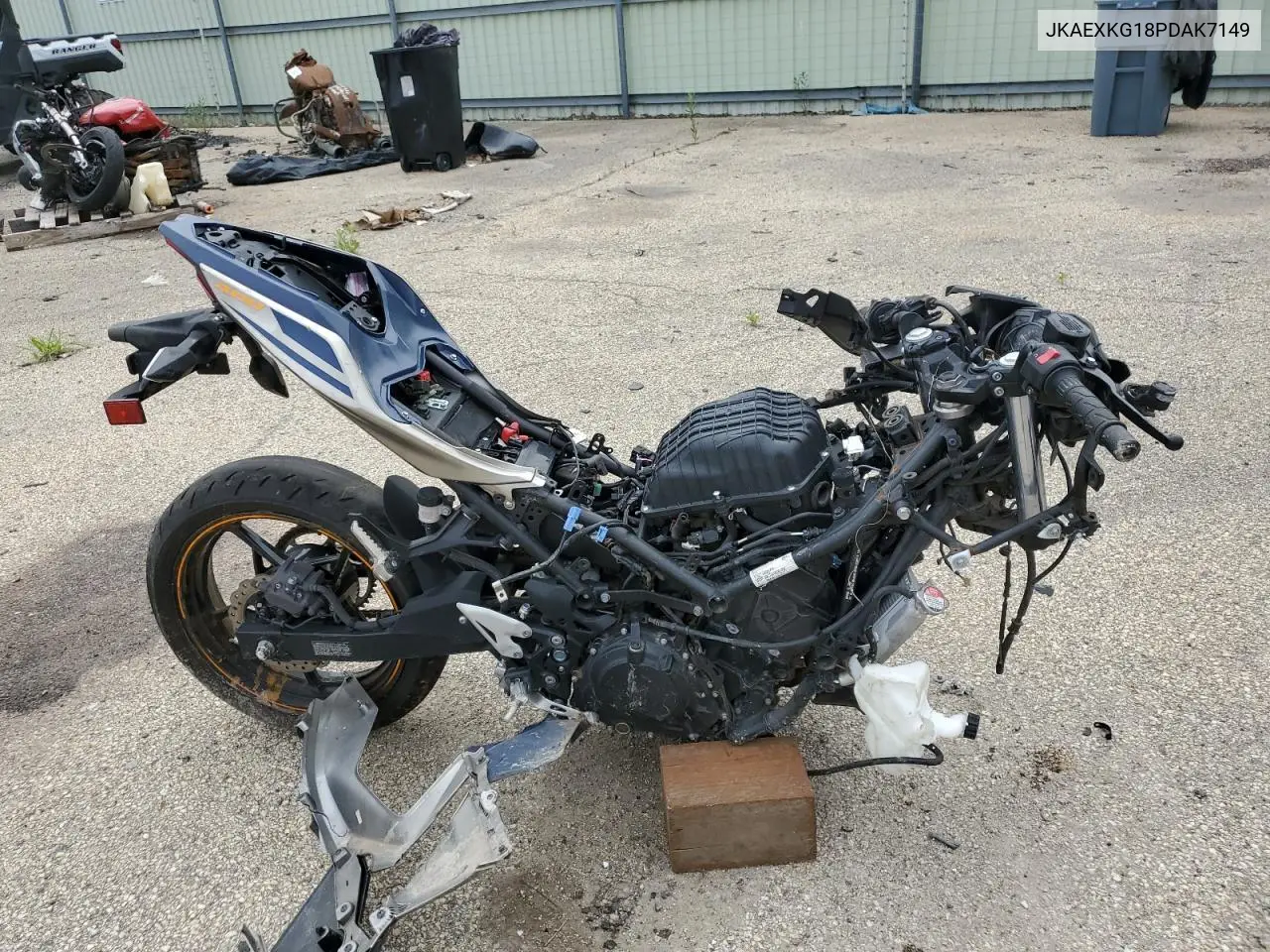 2023 Kawasaki Ex400 VIN: JKAEXKG18PDAK7149 Lot: 55724745