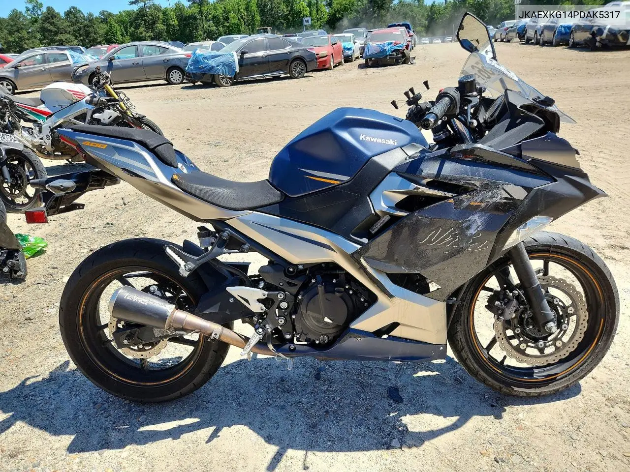 2023 Kawasaki Ex400 VIN: JKAEXKG14PDAK5317 Lot: 56120456