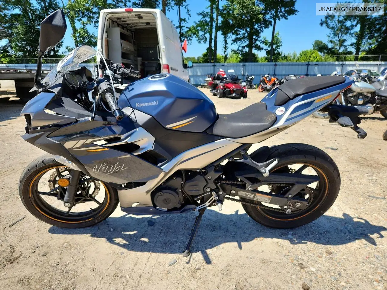 2023 Kawasaki Ex400 VIN: JKAEXKG14PDAK5317 Lot: 56120456