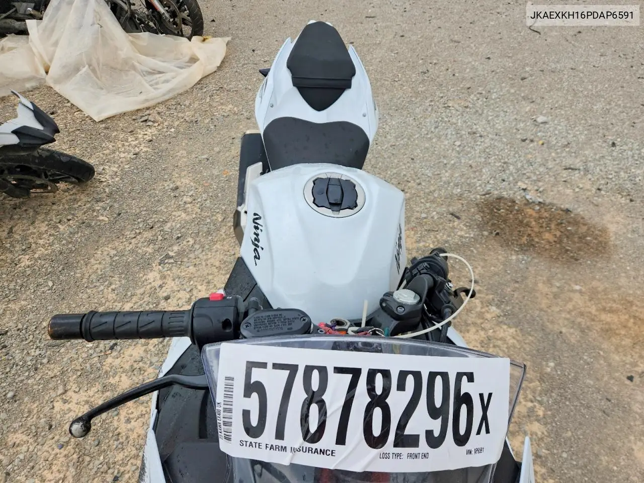 2023 Kawasaki Ex400 VIN: JKAEXKH16PDAP6591 Lot: 57878296