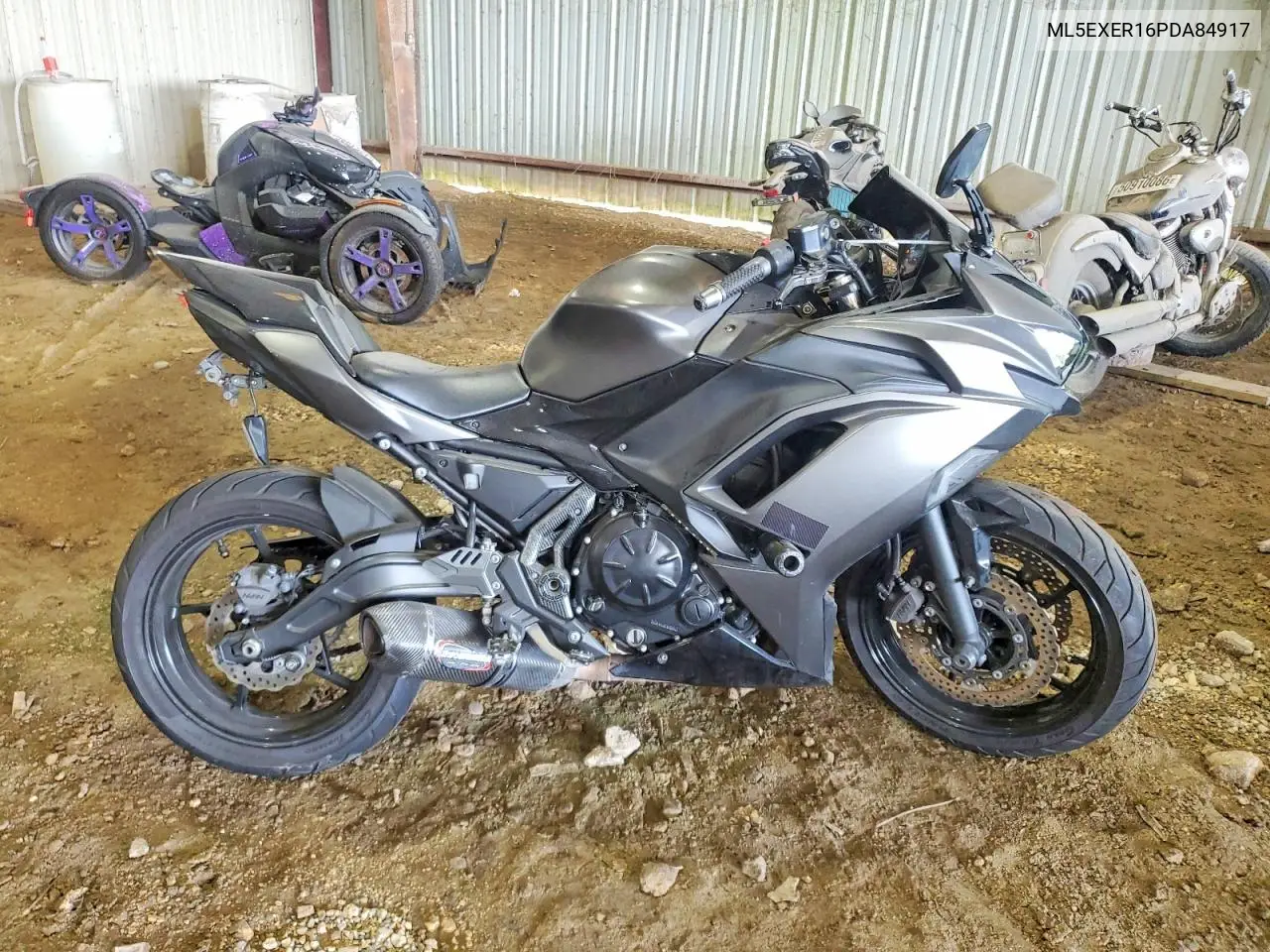 2023 Kawasaki Ex650 R VIN: ML5EXER16PDA84917 Lot: 59171166