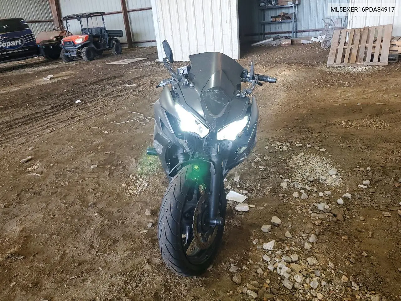 2023 Kawasaki Ex650 R VIN: ML5EXER16PDA84917 Lot: 59171166
