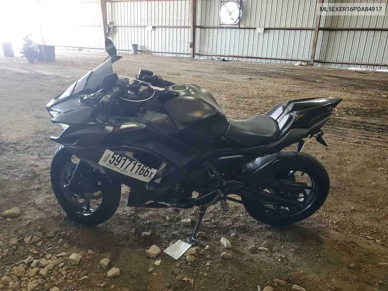 2023 Kawasaki Ex650 R VIN: ML5EXER16PDA84917 Lot: 59171166