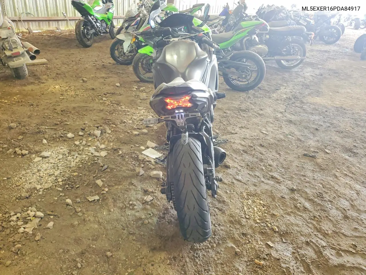 2023 Kawasaki Ex650 R VIN: ML5EXER16PDA84917 Lot: 59171166