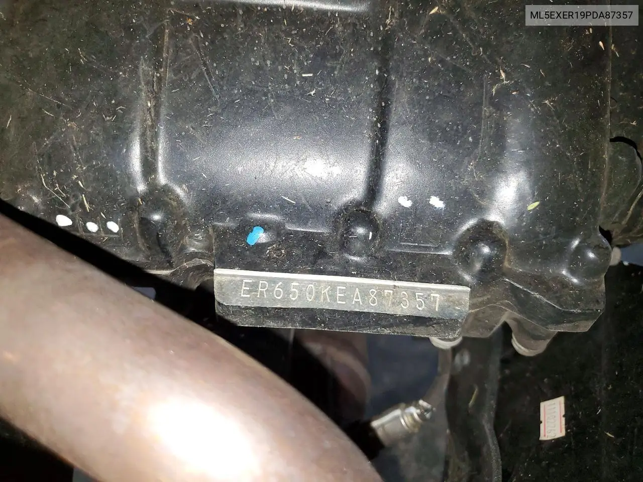 2023 Kawasaki Ex650 R VIN: ML5EXER19PDA87357 Lot: 59265976