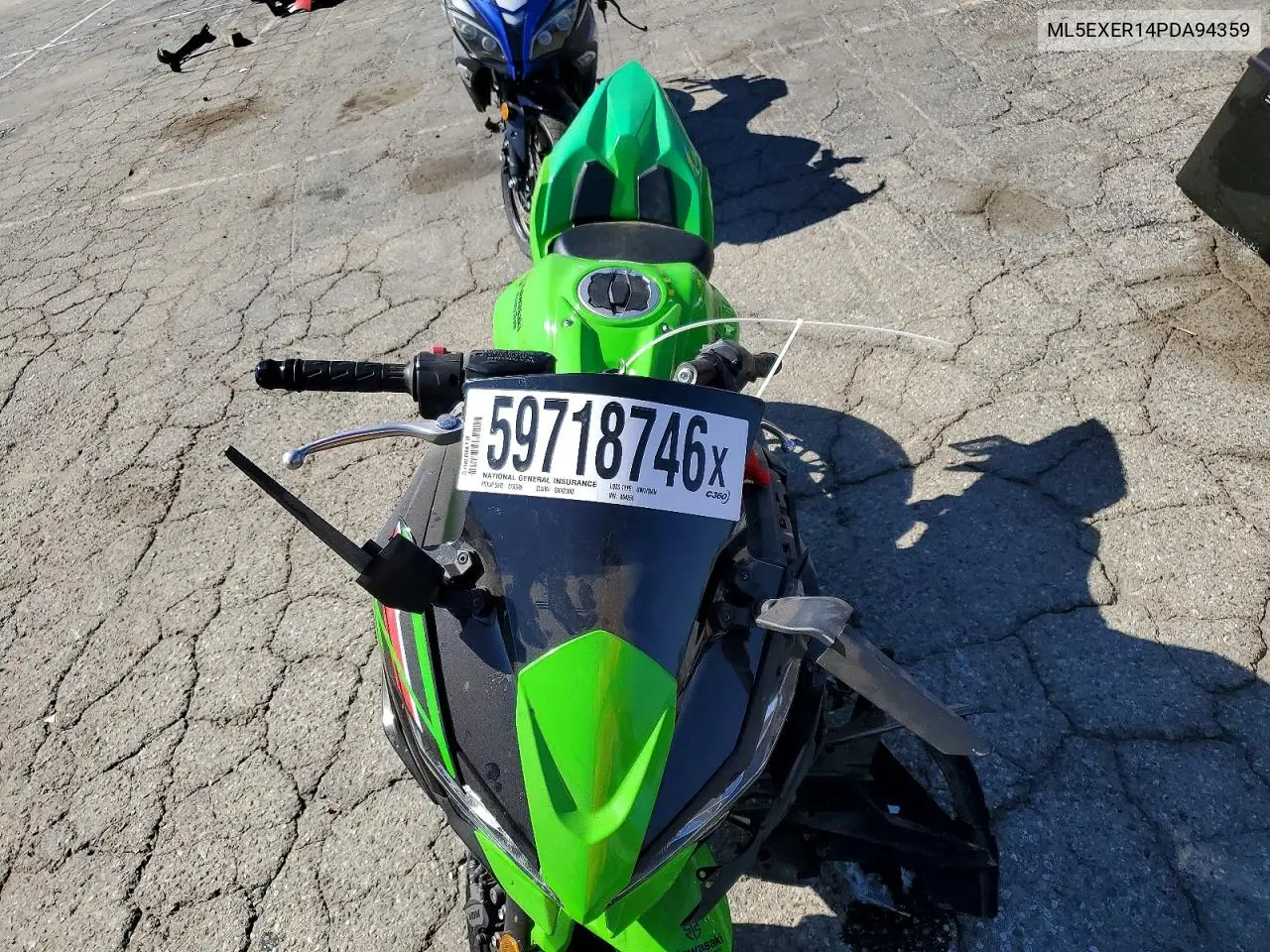 2023 Kawasaki Ex650 R VIN: ML5EXER14PDA94359 Lot: 59718746