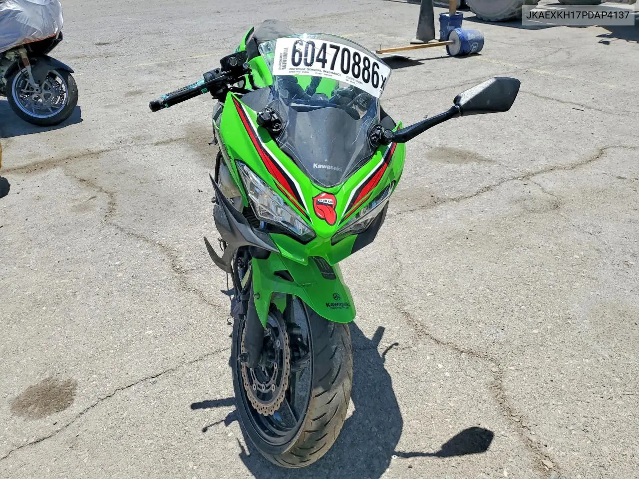 2023 Kawasaki Ex400 VIN: JKAEXKH17PDAP4137 Lot: 60470886