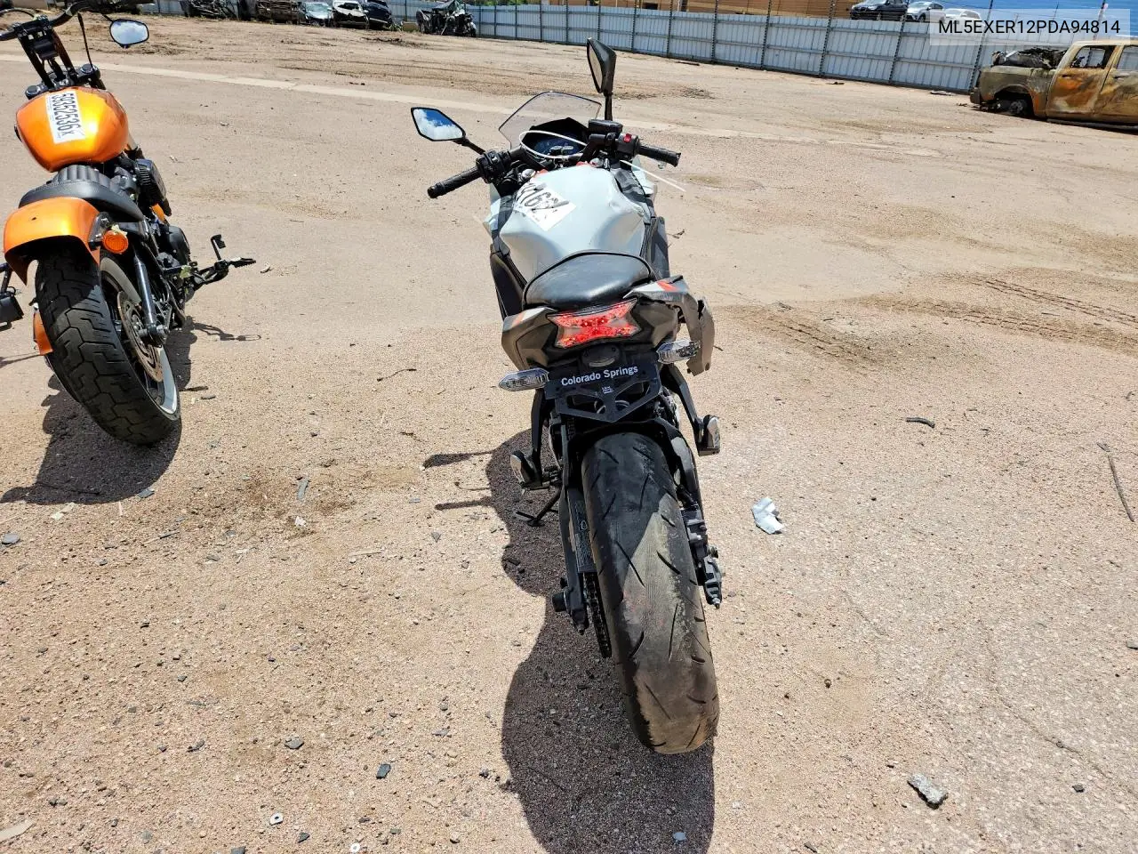 2023 Kawasaki Ex650 R VIN: ML5EXER12PDA94814 Lot: 60679166