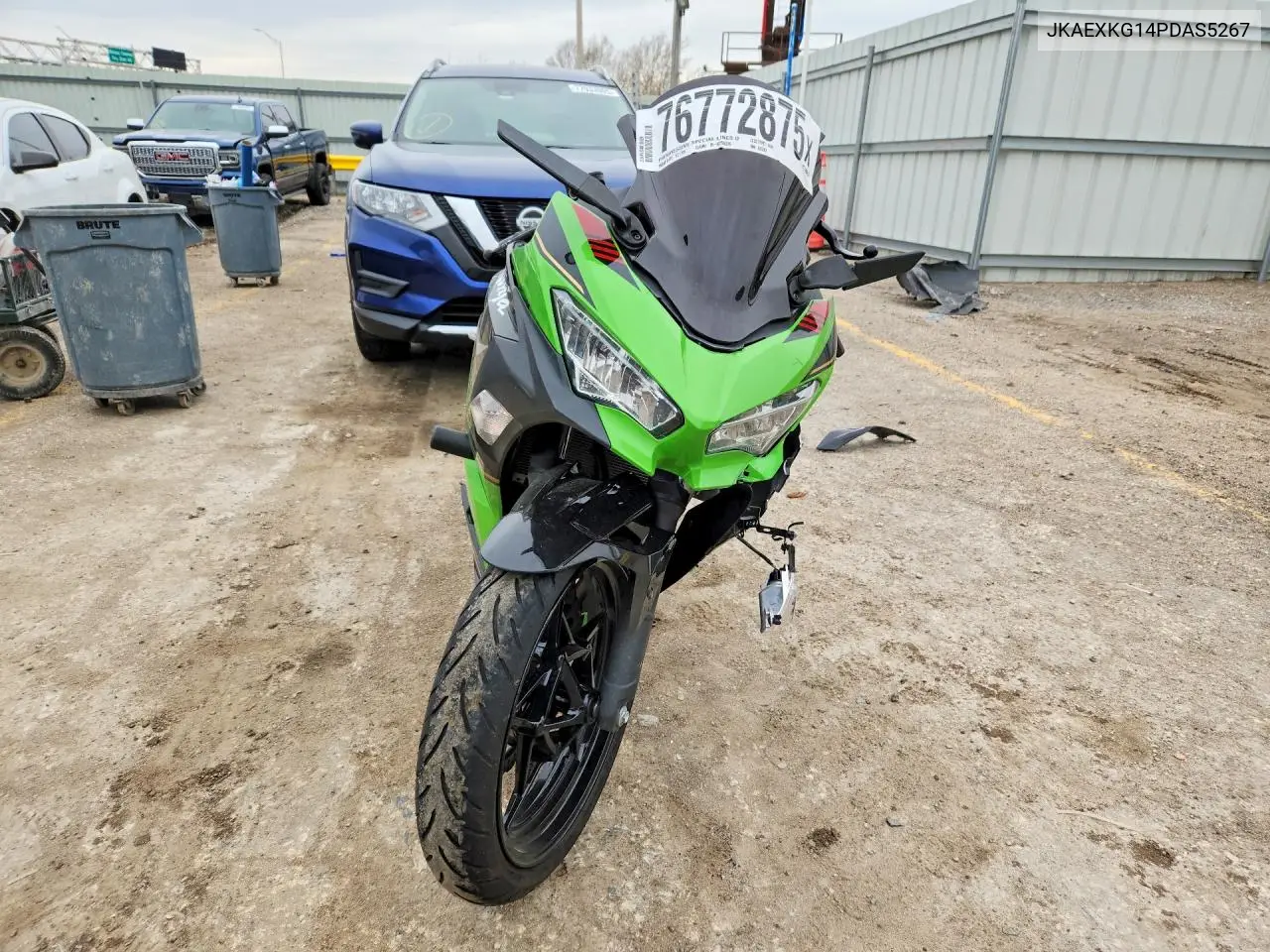 2023 Kawasaki Ex400 VIN: JKAEXKG14PDAS5267 Lot: 76772875