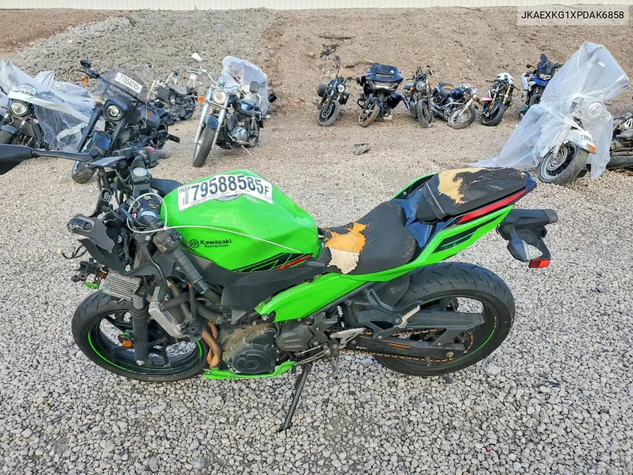 2023 Kawasaki Ex400 VIN: JKAEXKG1XPDAK6858 Lot: 79588585