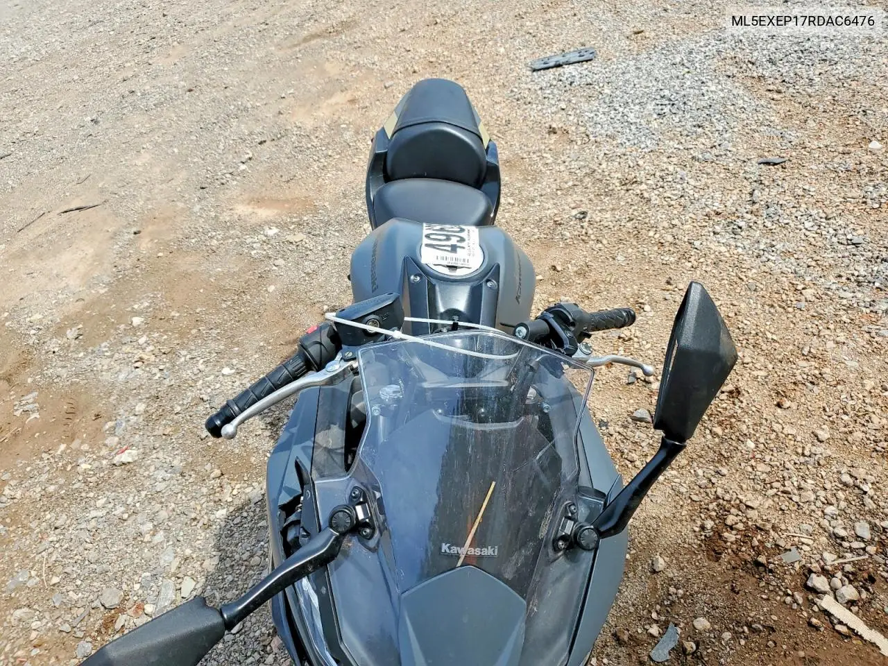 2024 Kawasaki Ex650 P VIN: ML5EXEP17RDAC6476 Lot: 49635486