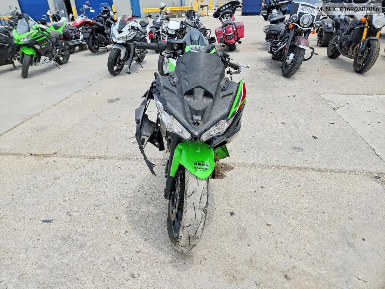 2024 Kawasaki Ex650 P VIN: ML5EXEP16RDAB7056 Lot: 52381576