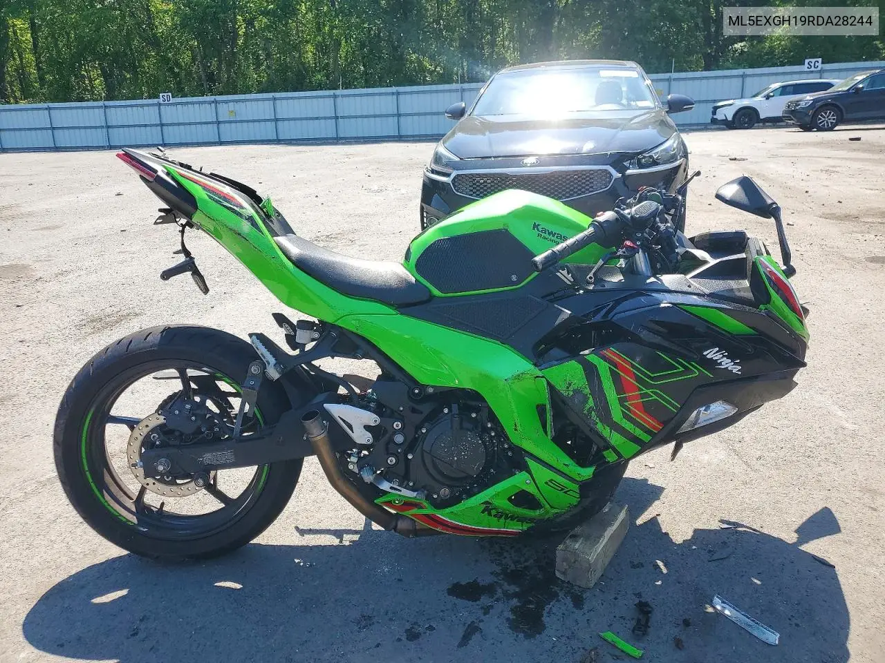 2024 Kawasaki Ex500 H VIN: ML5EXGH19RDA28244 Lot: 54247506