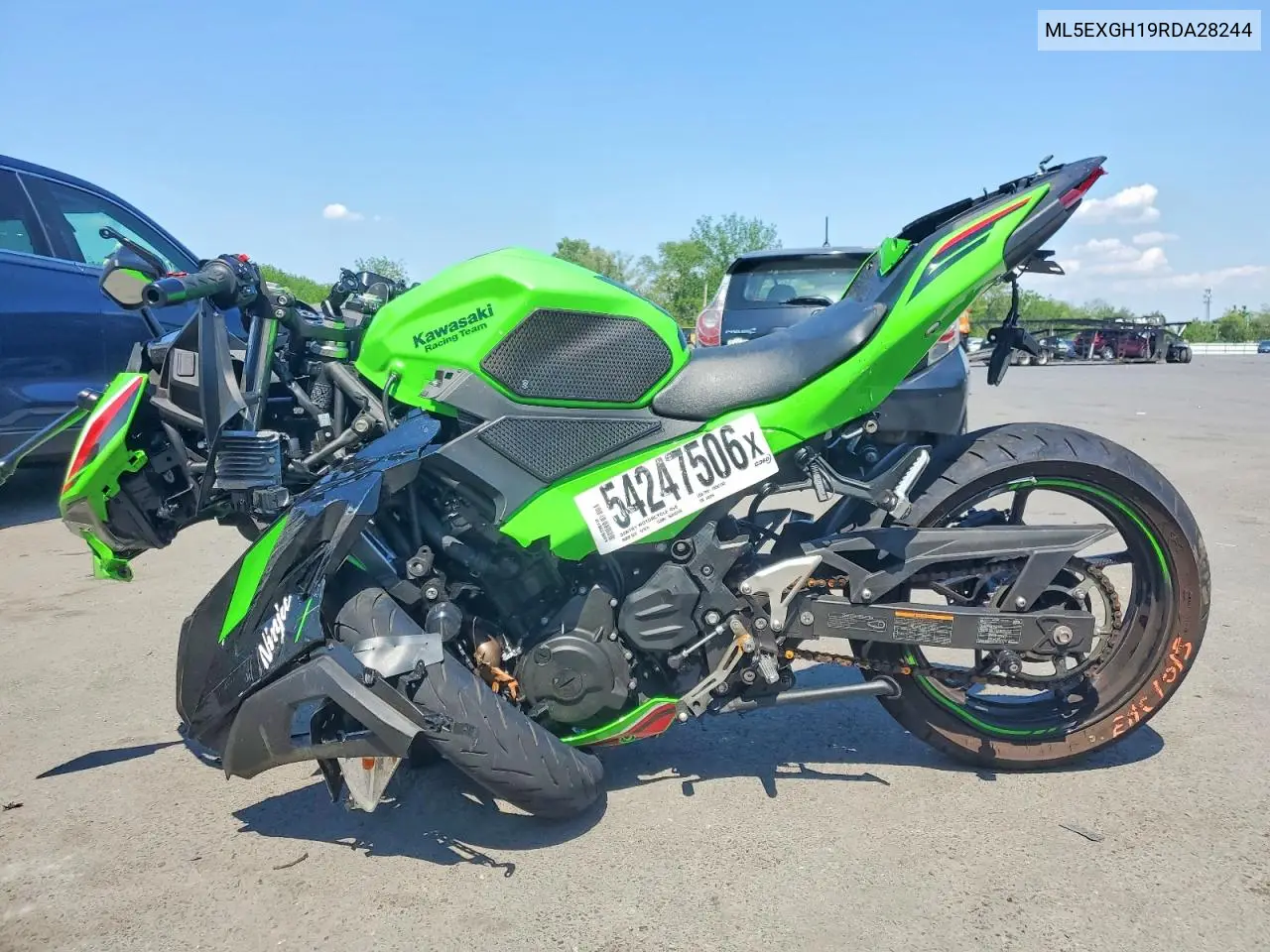2024 Kawasaki Ex500 H VIN: ML5EXGH19RDA28244 Lot: 54247506