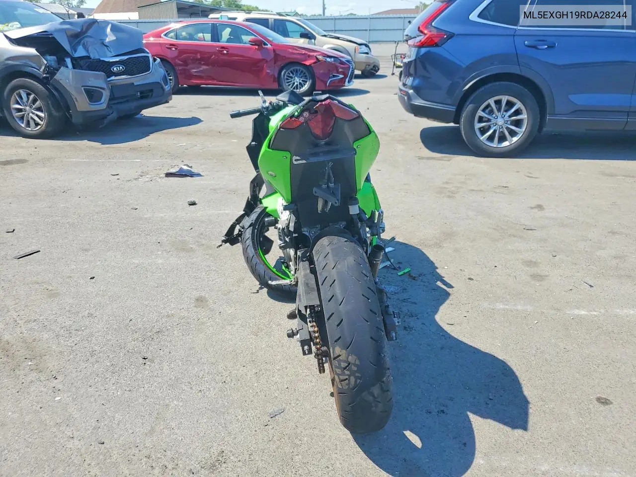 2024 Kawasaki Ex500 H VIN: ML5EXGH19RDA28244 Lot: 54247506