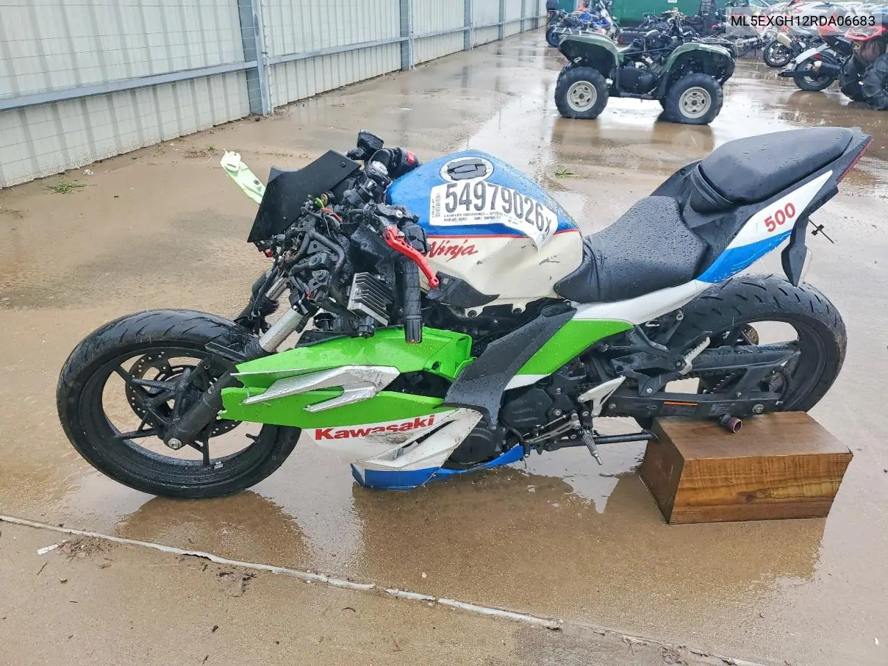 2024 Kawasaki Ex500 H VIN: ML5EXGH12RDA06683 Lot: 54979026