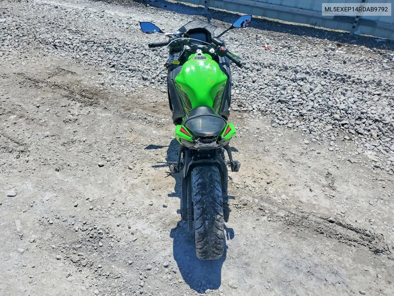 2024 Kawasaki Ex650 P VIN: ML5EXEP14RDAB9792 Lot: 55011126