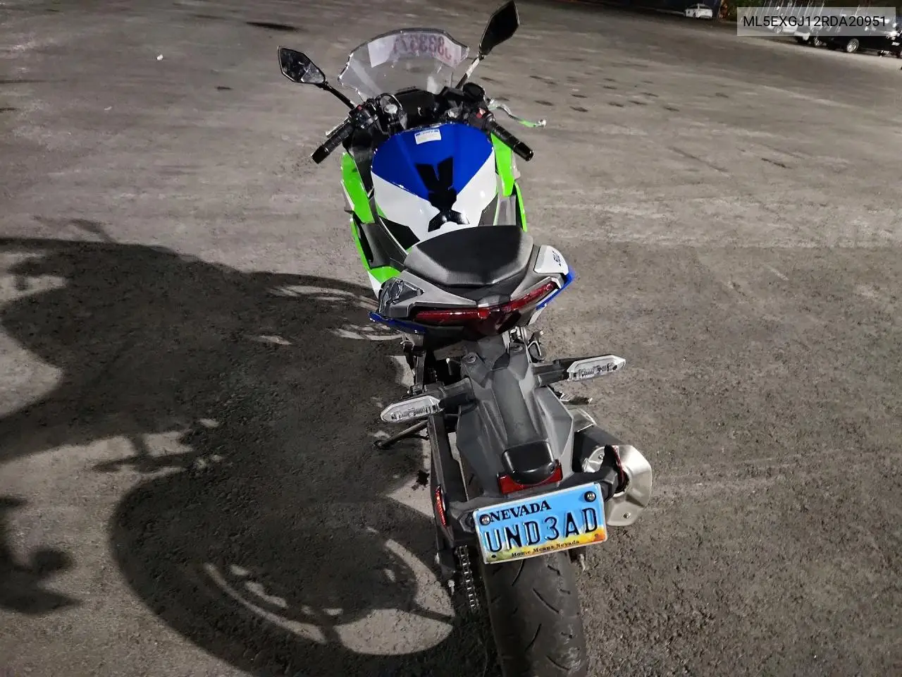 2024 Kawasaki Ex500 A/B VIN: ML5EXGJ12RDA20951 Lot: 58335716