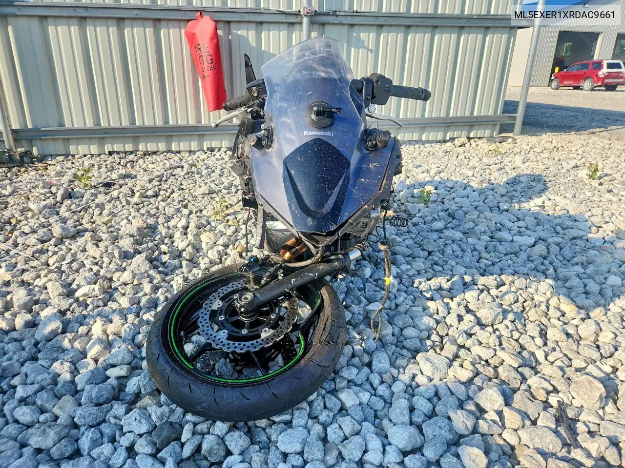 2024 Kawasaki Ex650 R VIN: ML5EXER1XRDAC9661 Lot: 58919016